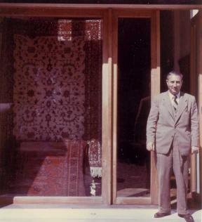 In front of the shop in Izmir